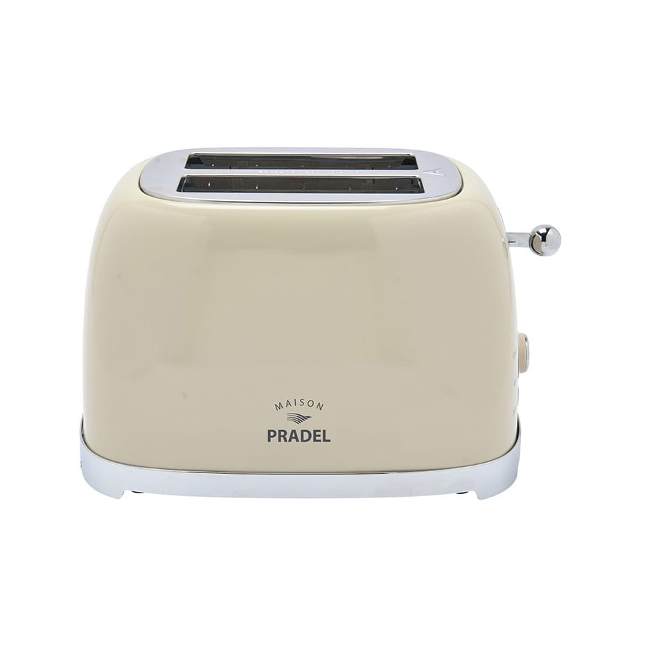 Maison Pradel Vintage – Grille-pain 2 fentes crème rétro – Image 2