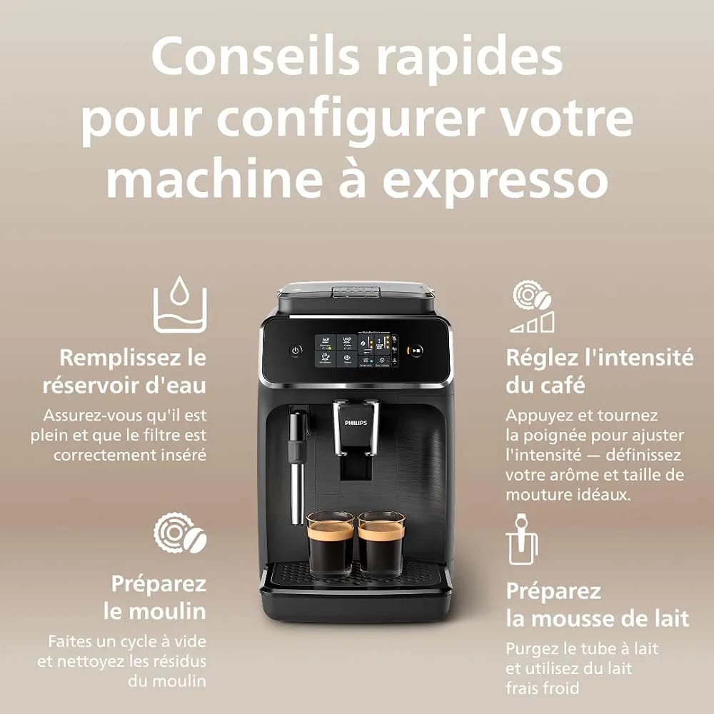 PHILIPS Série 2200 – Machine à café à grains